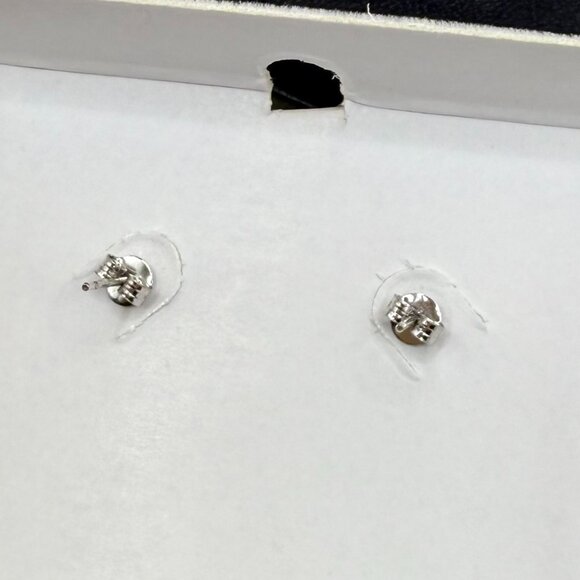 New Sterling Silver White Pearl Long Dangle Earrings in Jewelry Box Pierced - Picture 3 of 10